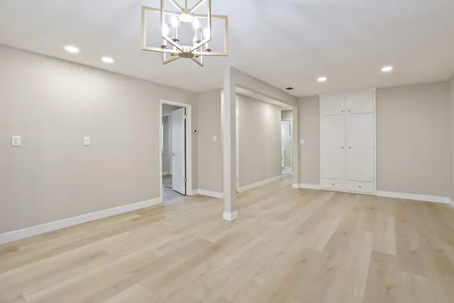 a view of an empty room