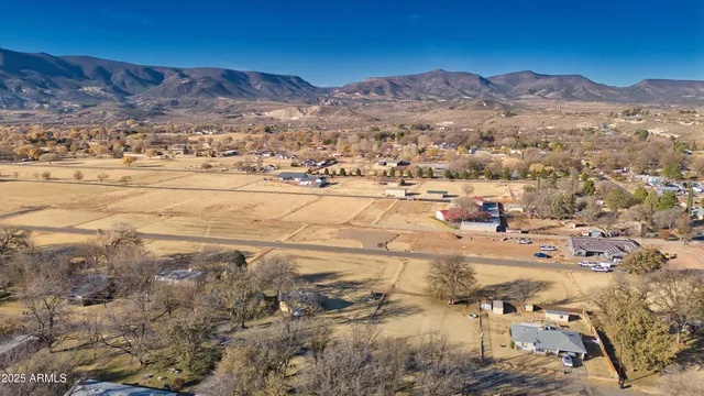 a view of a city with mountains