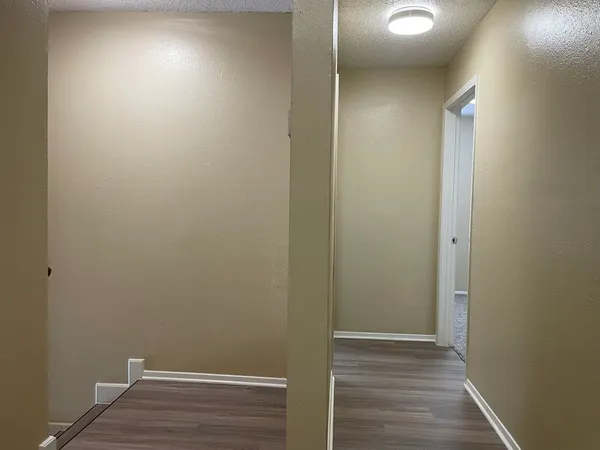 a view of closet area
