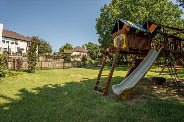 a view of a house with a park