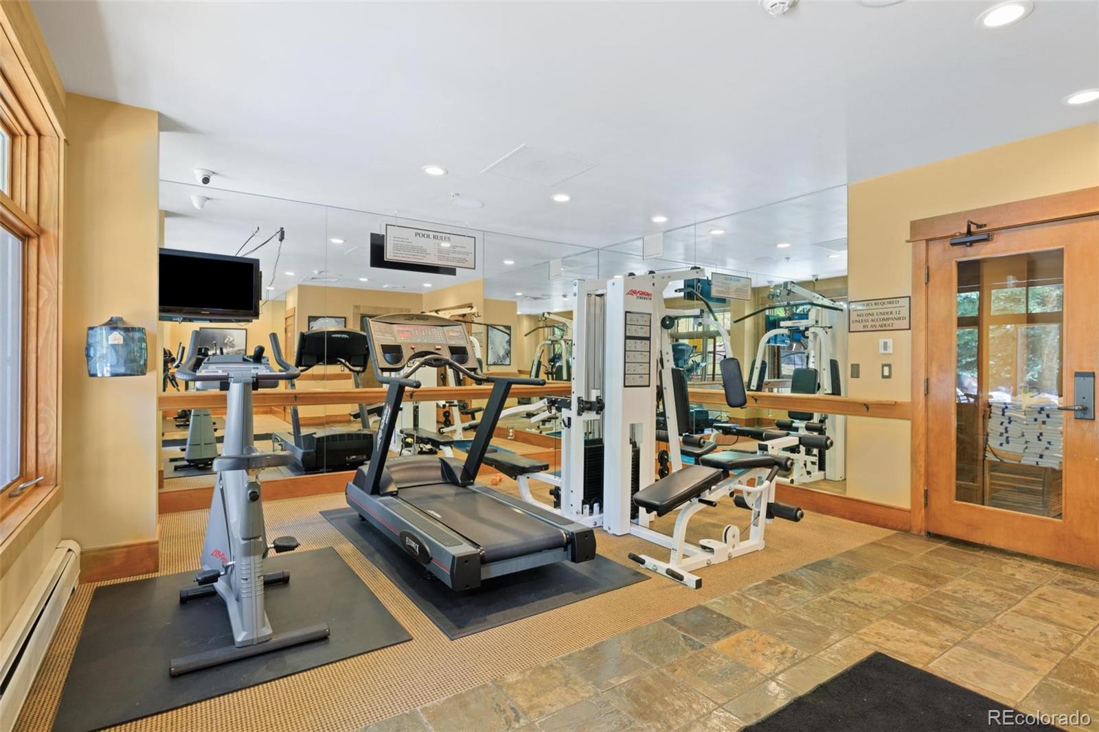 280 Trailhead Drive, Unit 3003 Dillon, CO 80435 - Photo 27 of 27 a view of a room with gym equipment