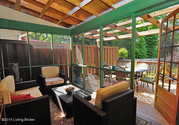 3035 Lexington Road Louisville, KY 40206 - Photo 41 of 47 Enjoy the outdoors from this great screened porch.