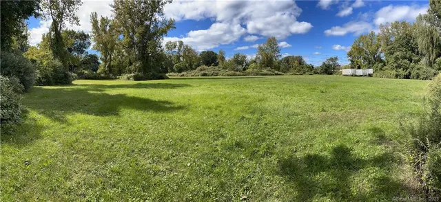a view of an outdoor space and a yard