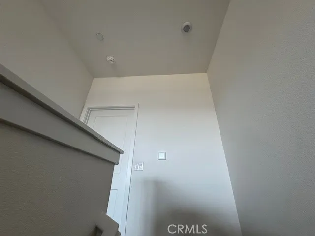 a living room with a large window