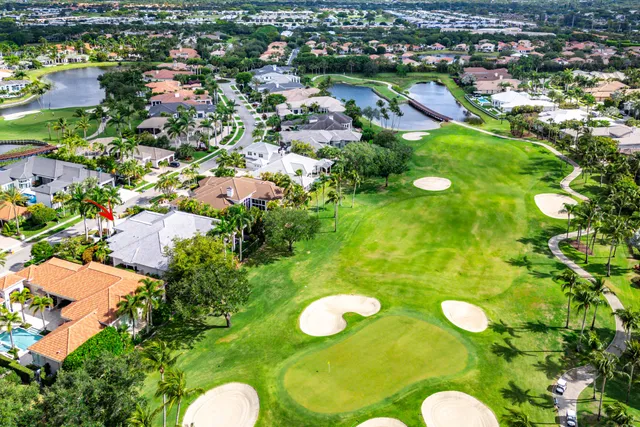 a view of a swimming pool of a city