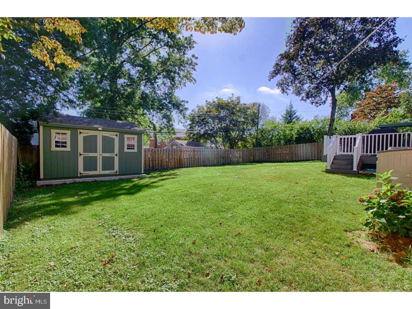 735 Rhoads Drive Springfield, PA 19064 - Photo 25 of 25 a view of a backyard with a garden