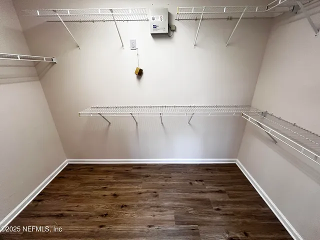 a view of walk in closet