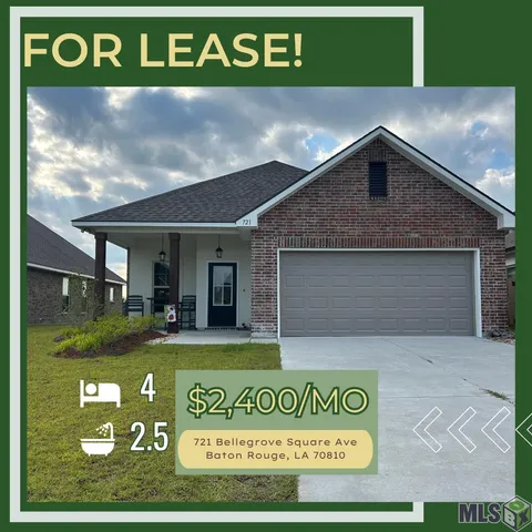 $2,400 | 721 Bellegrove Sq Avenue, Baton Rouge, LA 70810