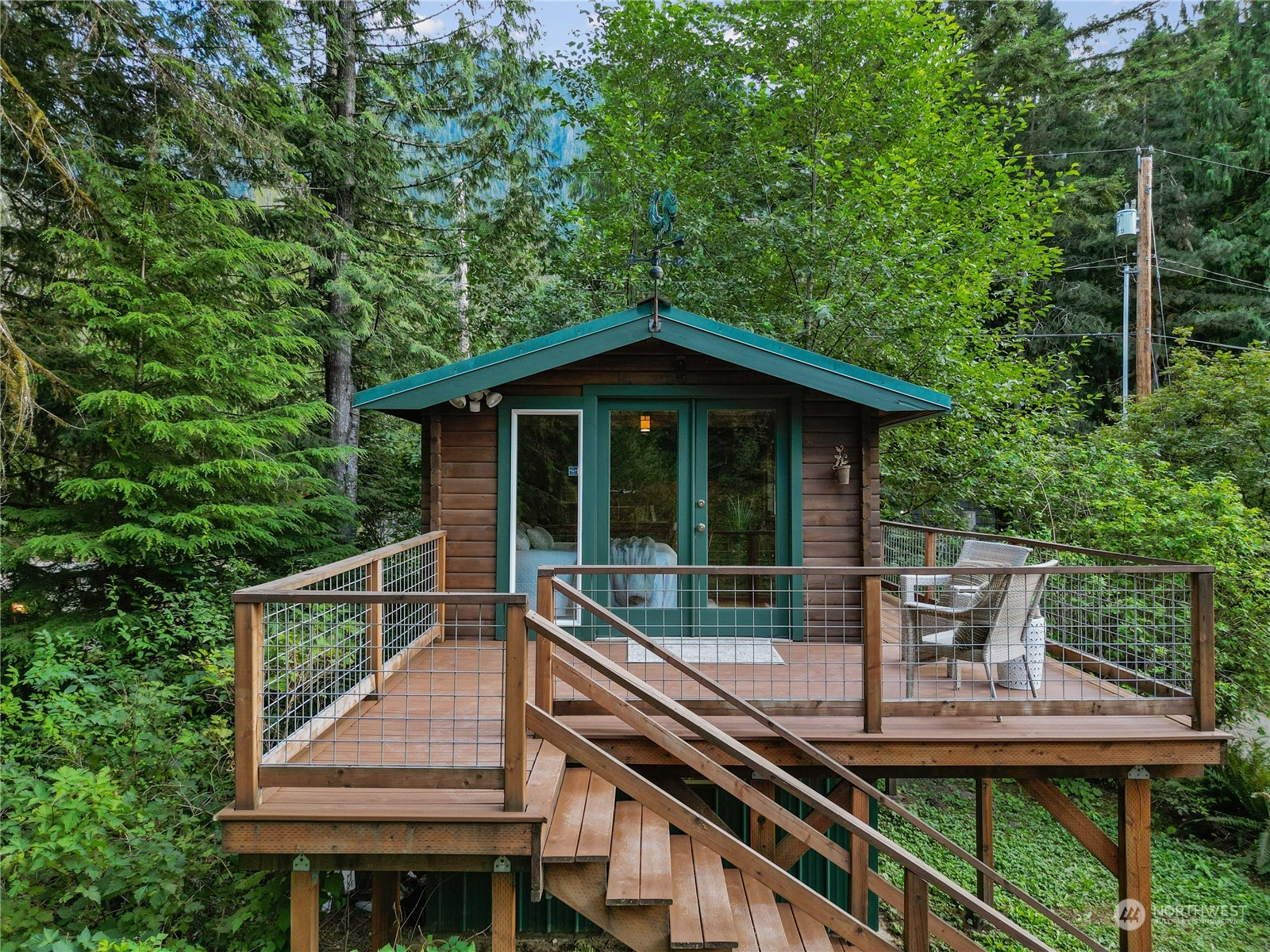 51417 South Riverside Road Gold Bar, WA 98251 - Photo 31 of 40 a front view of a house with porch