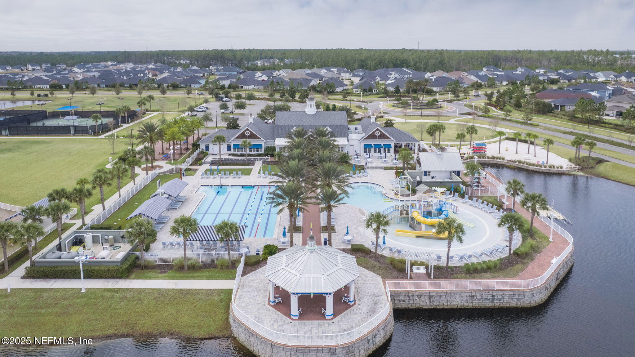 81 Ripple Road St. Augustine, FL 32095 - Photo 55 of 94 a view of a city from a lake