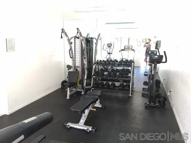 6767 Friars Road, Unit 150 San Diego, CA 92108 - Photo 19 of 20 a view of a room with gym equipment