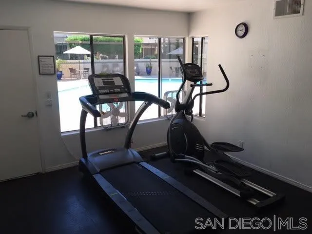 6767 Friars Road, Unit 150 San Diego, CA 92108 - Photo 20 of 20 a room with gym equipment
