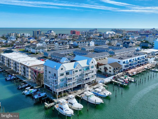 a view of a city and lake