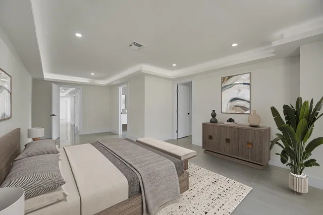 a bathroom with a bathtub and a sink