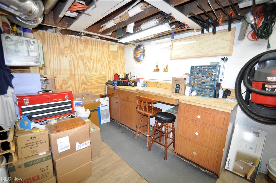 1899 West Pleasant Valley Road Parma, OH 44134 - Photo 36 of 47 Basement featuring a workshop area
