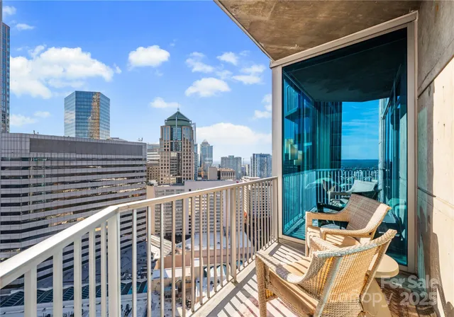 a view of balcony with couch
