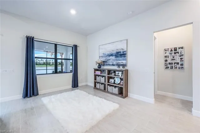a view of a livingroom with a furniture