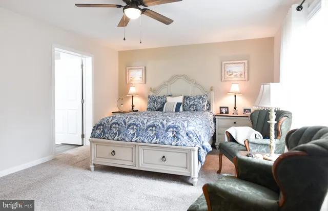 a front view of a house with plants and flowers