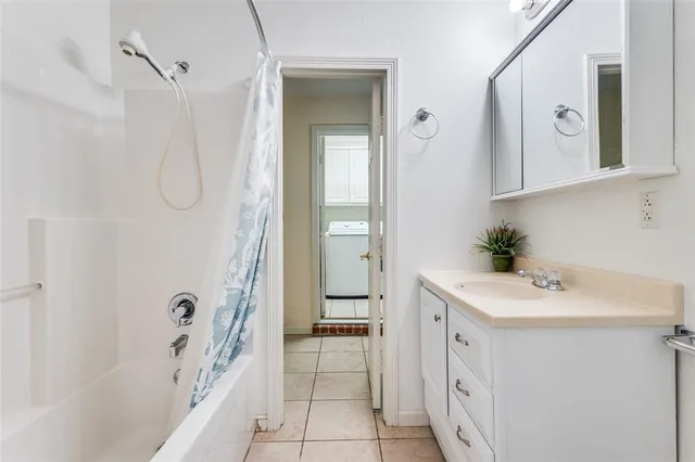 a bathroom with a sink and a vanity