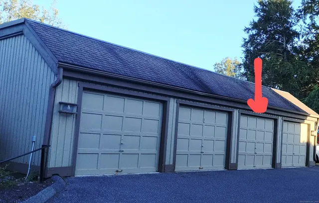 a backyard of a house