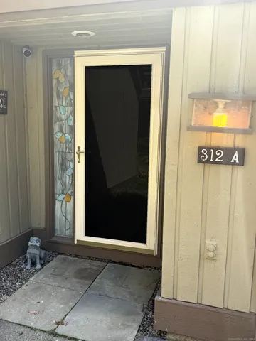 a view of front door