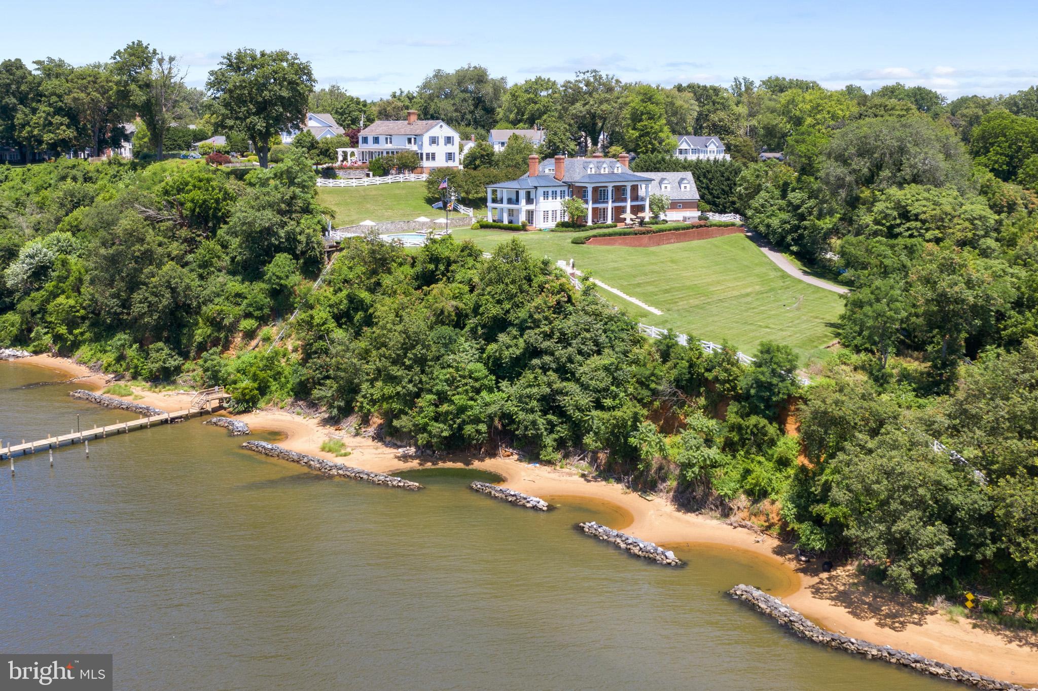 1932 Carrollton Road Annapolis, MD 21409 - Photo 7 of 134 650 feet of private shoreline and deep water pier