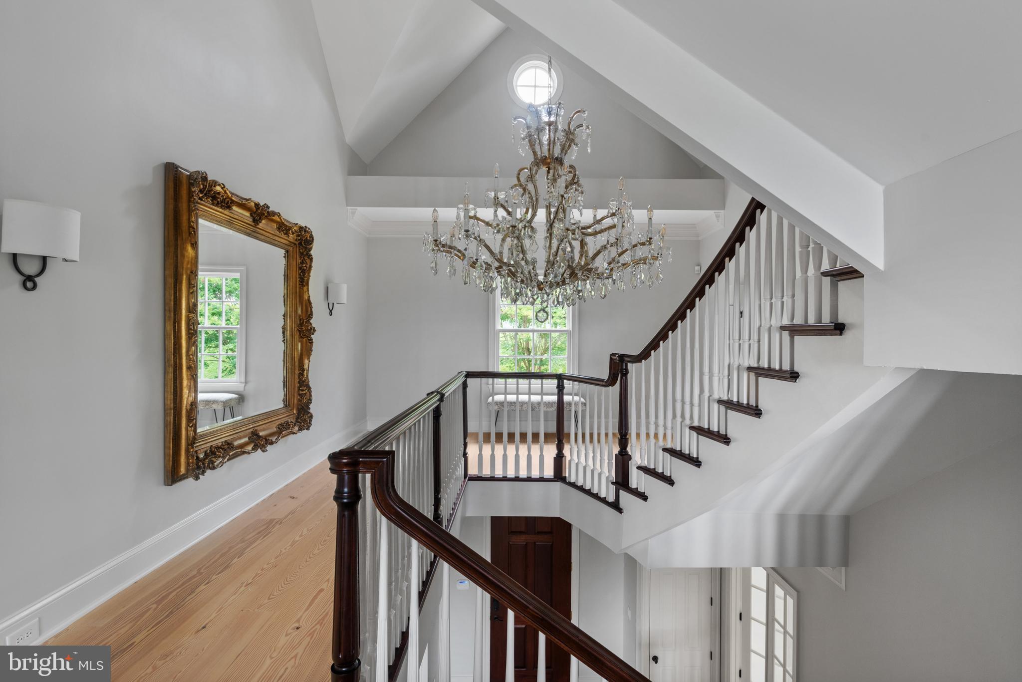 1932 Carrollton Road Annapolis, MD 21409 - Photo 65 of 134 stunning mahogany staircase, gilded mirror