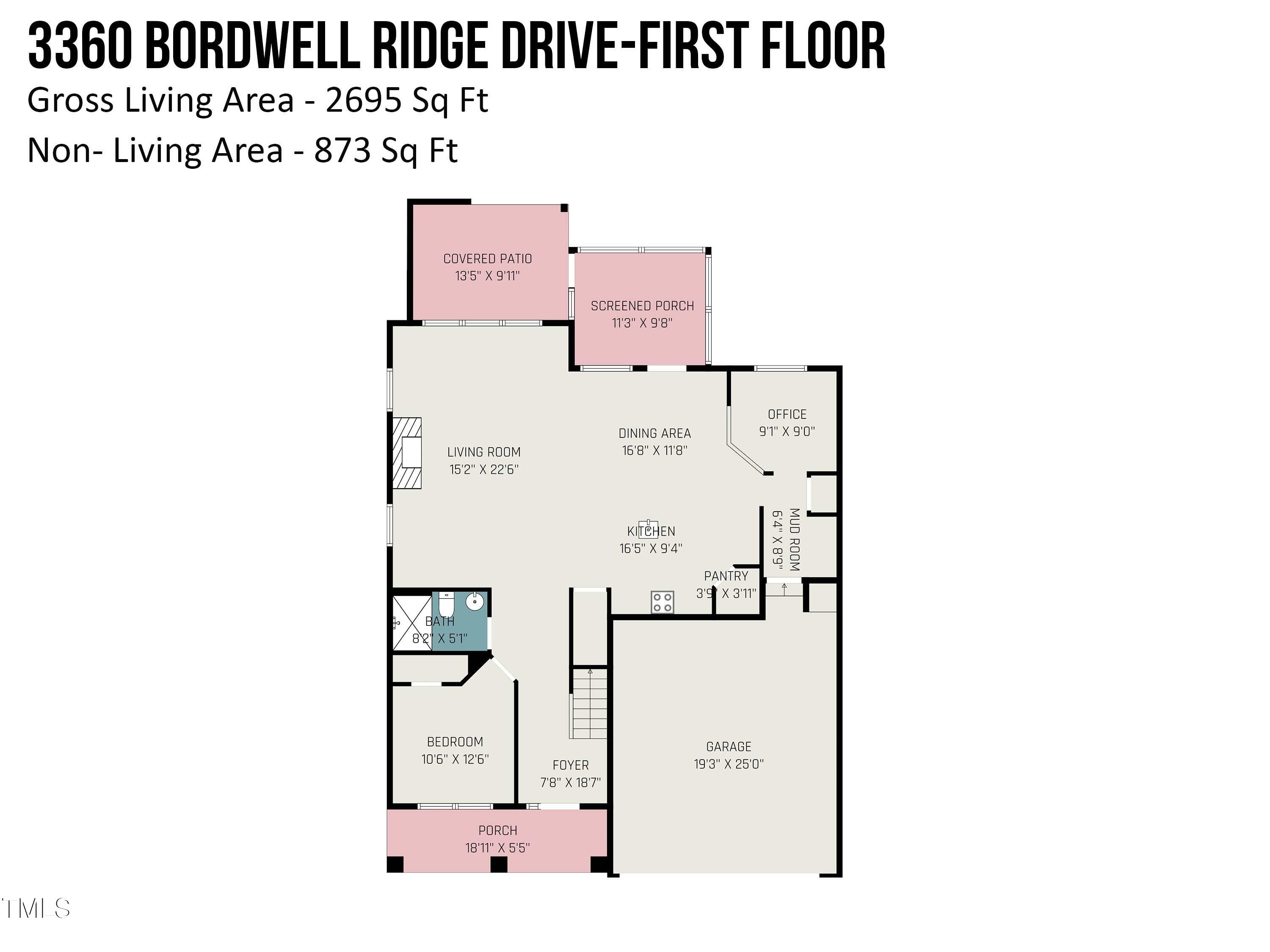 3360 Bordwell Ridge Drive New Hill, NC 27562 - Photo 27 of 28 3360_bordwell_ridge_drive-_first_floor_9