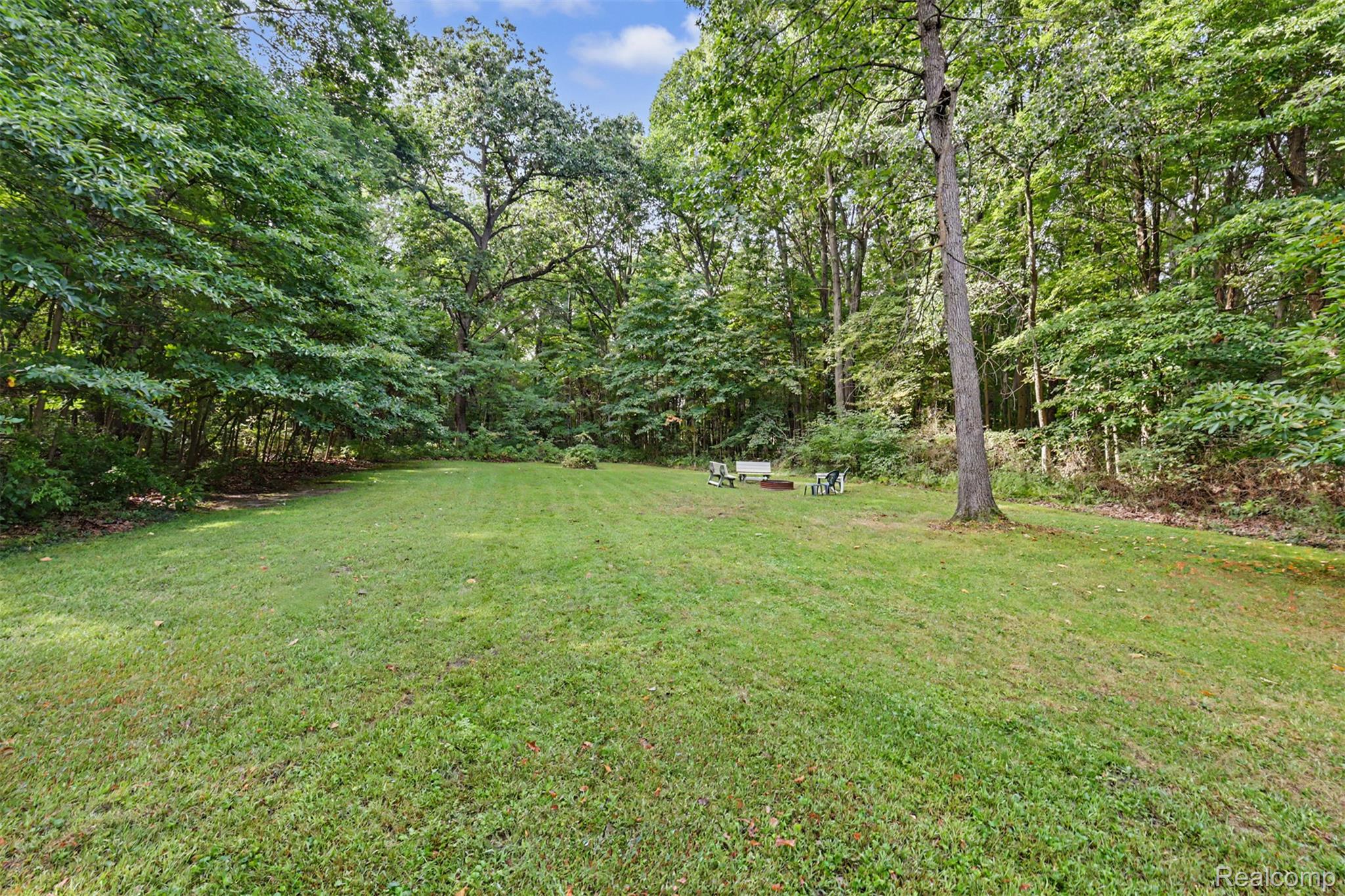 45223 Wear Road Belleville, MI 48111 - Photo 49 of 60 Expansive grassy yard with a dense natural tree line