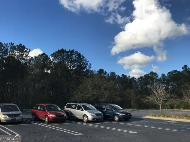 a car parked on the side of a road
