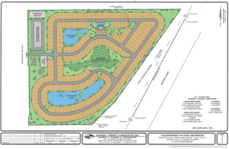 1493 Hunter Road Okeechobee, FL 34974 - Photo 10 of 10 RV Park Plan