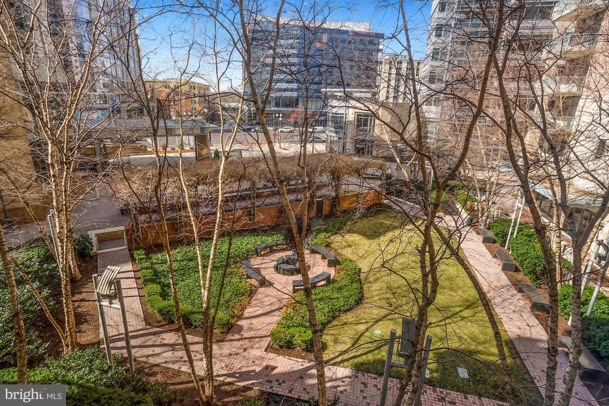 851 North Glebe Road, Unit 303 Arlington, VA 22203 - Photo 7 of 40 Courtyard view from unit