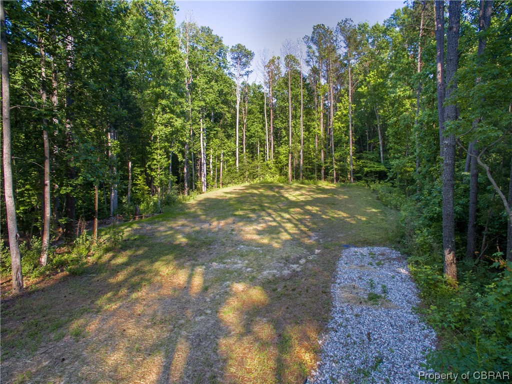8 Lees Neck Farm Road Saluda, VA 23149 - Photo 6 of 26 Cleared Lot with Driveway and Building Pad