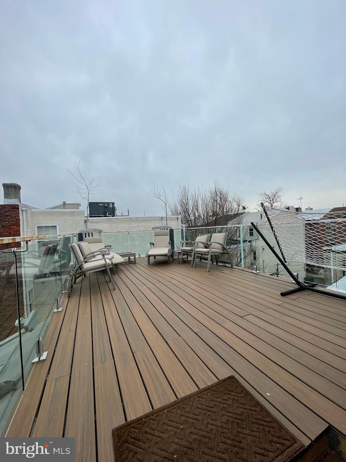 1205 South 4th Street, Unit 2 Philadelphia, PA 19147 - Photo 12 of 12 a view of a balcony with wooden floor