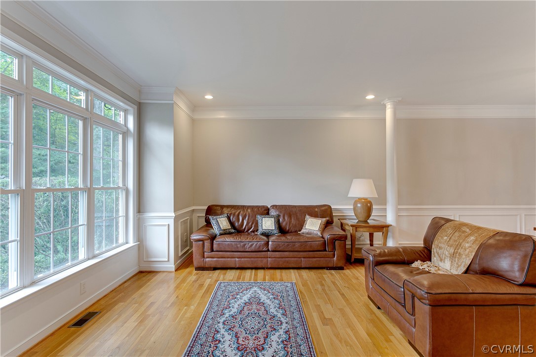 3504 Robious Forest Way Midlothian, VA 23113 - Photo 8 of 38 The Formal Living Room includes hardwood floors, c