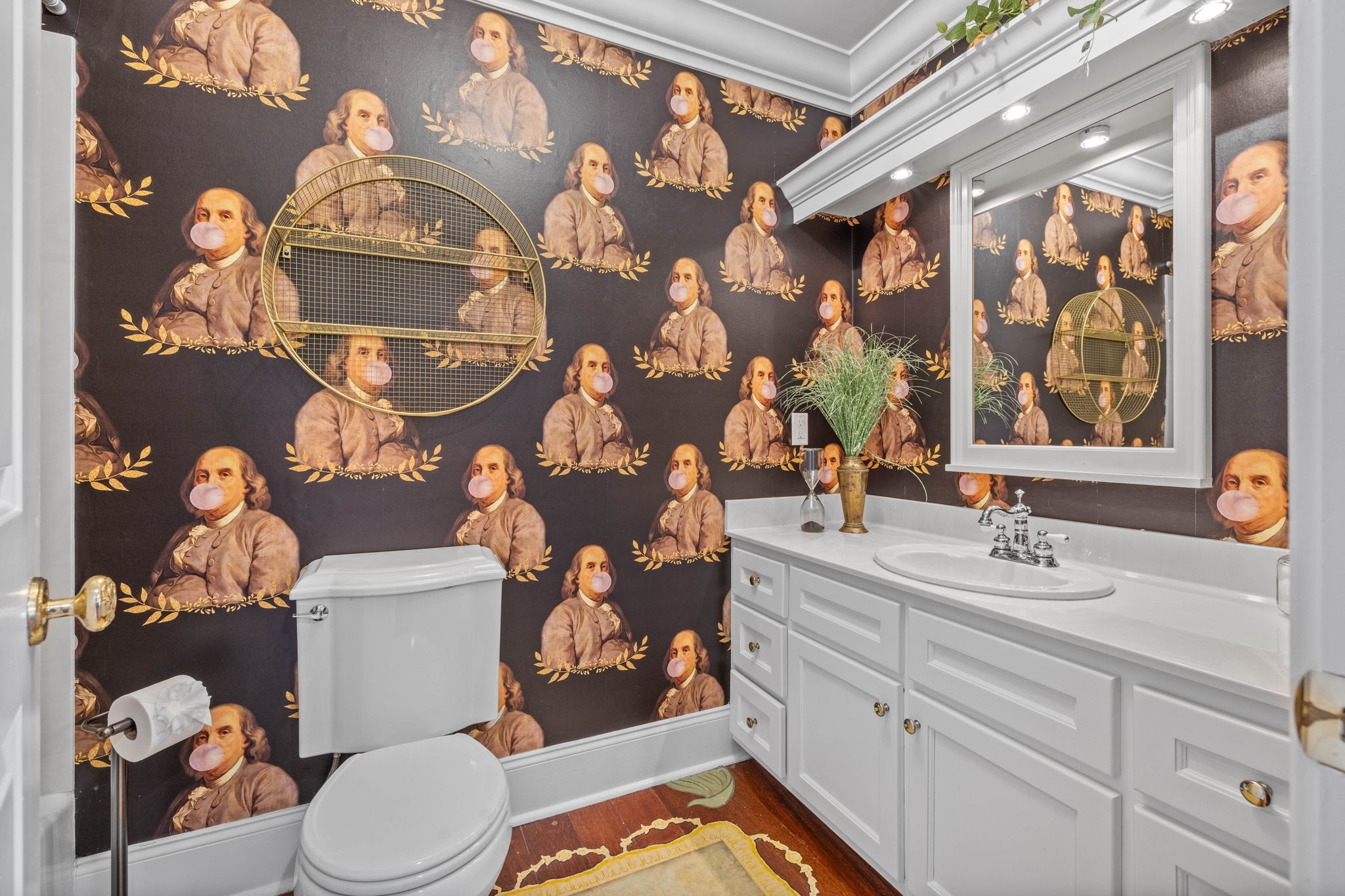 3111 Carl Road Franklin, TN 37064 - Photo 37 of 65 a bathroom with a sink mirror vanity and toilet