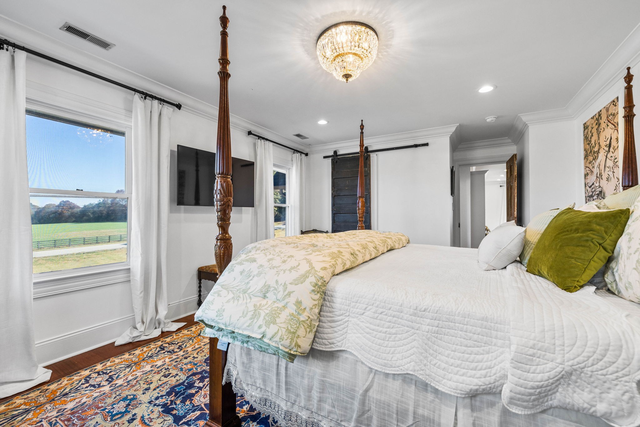 3111 Carl Road Franklin, TN 37064 - Photo 40 of 65 a bed room with a bed mirror and a window
