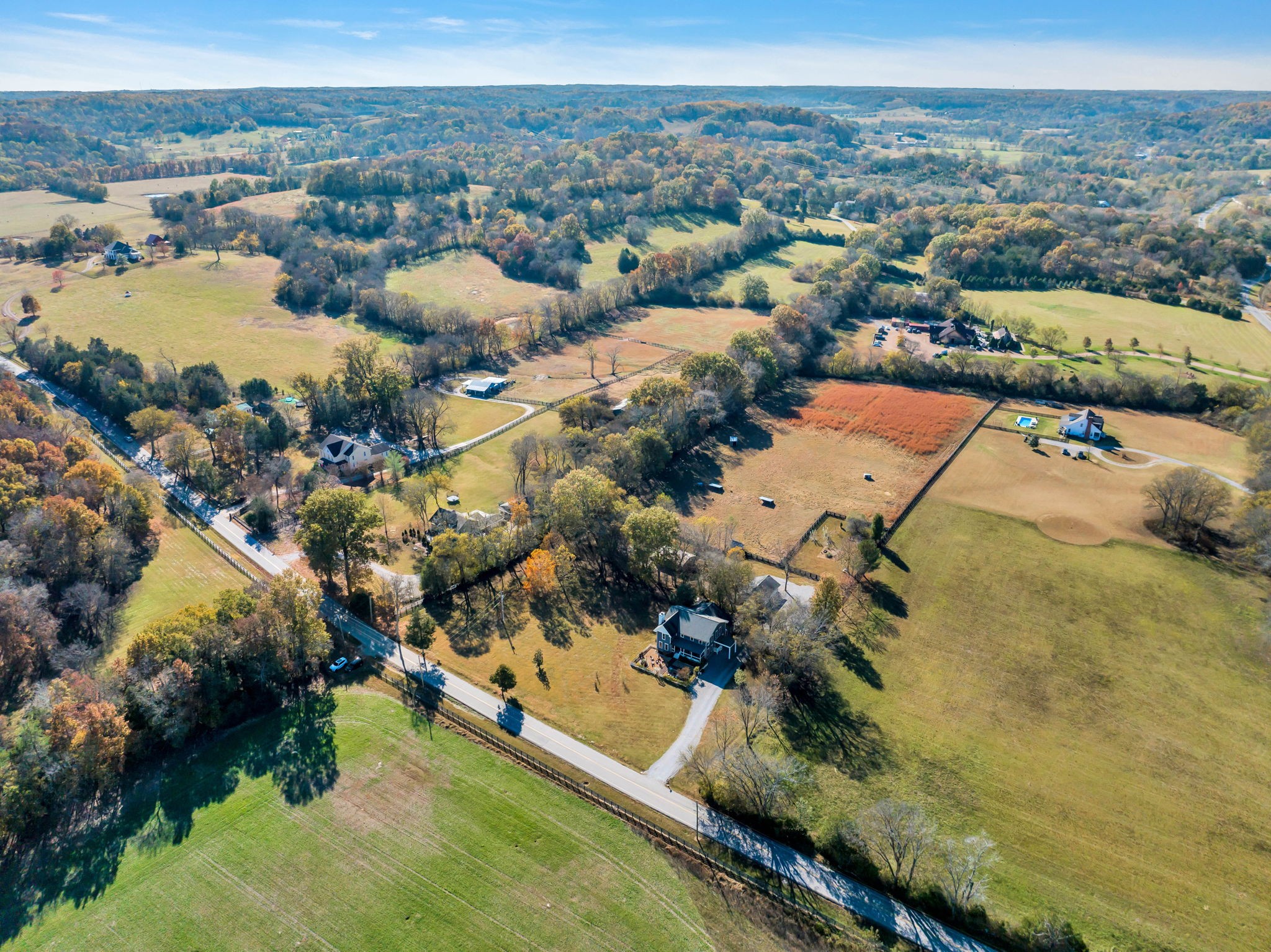 3111 Carl Road Franklin, TN 37064 - Photo 58 of 65 an aerial view of residential houses with outdoor space
