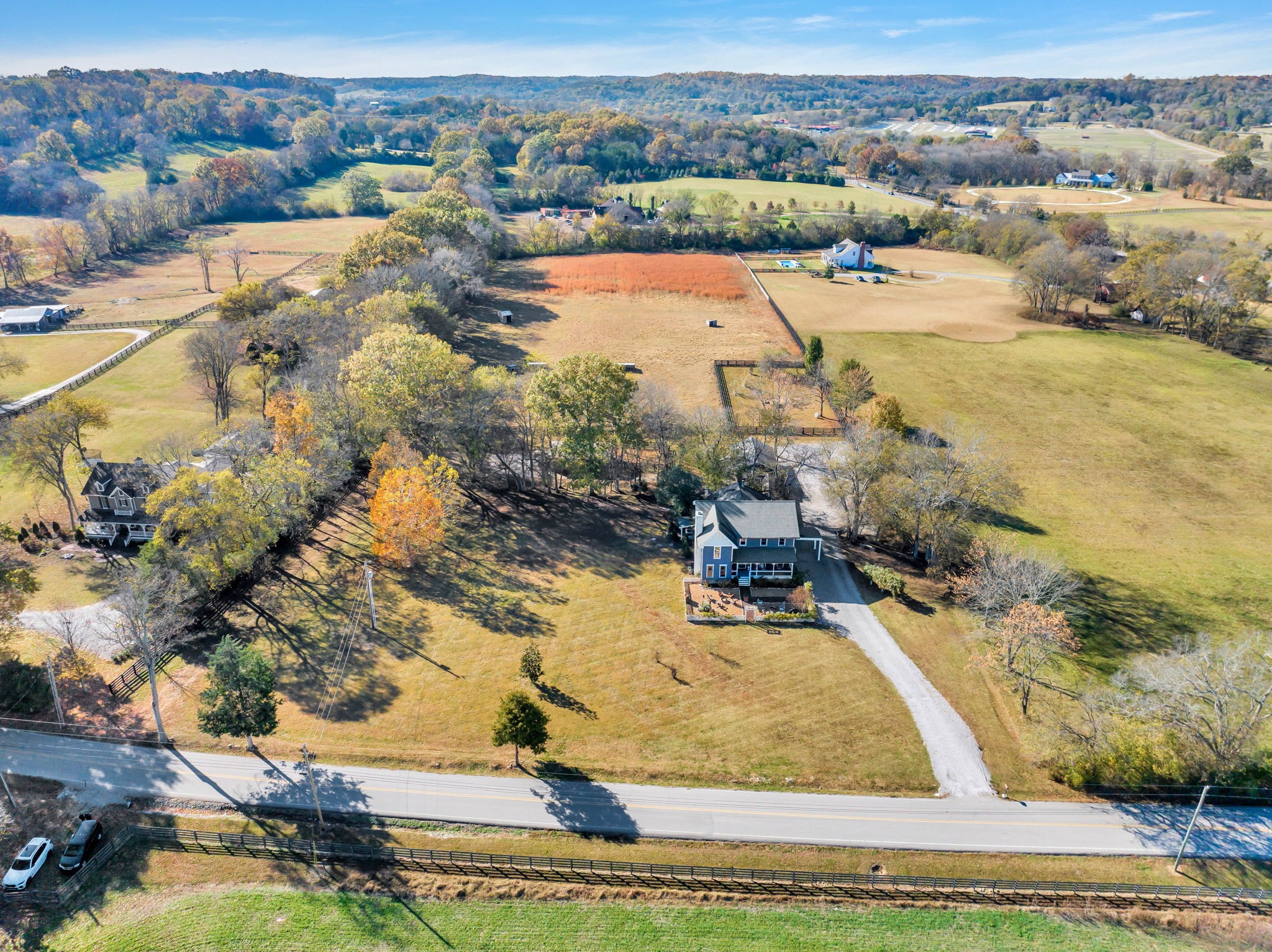 3111 Carl Road Franklin, TN 37064 - Photo 59 of 65 an aerial view of residential houses with outdoor space