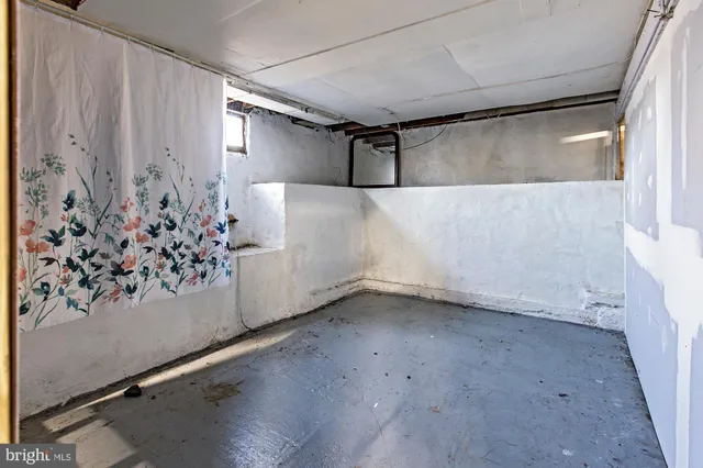 a view of storage and utility room