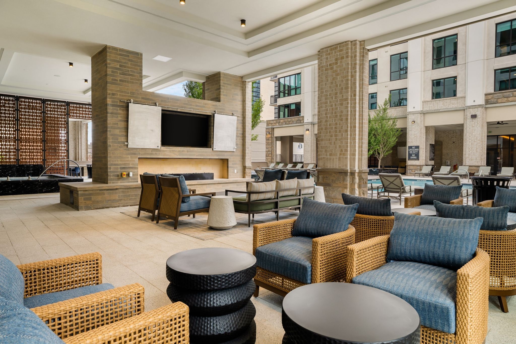 930 Commerce Street, Unit 12 Nashville, TN 37203 - Photo 36 of 57 a living room with furniture and a flat screen tv