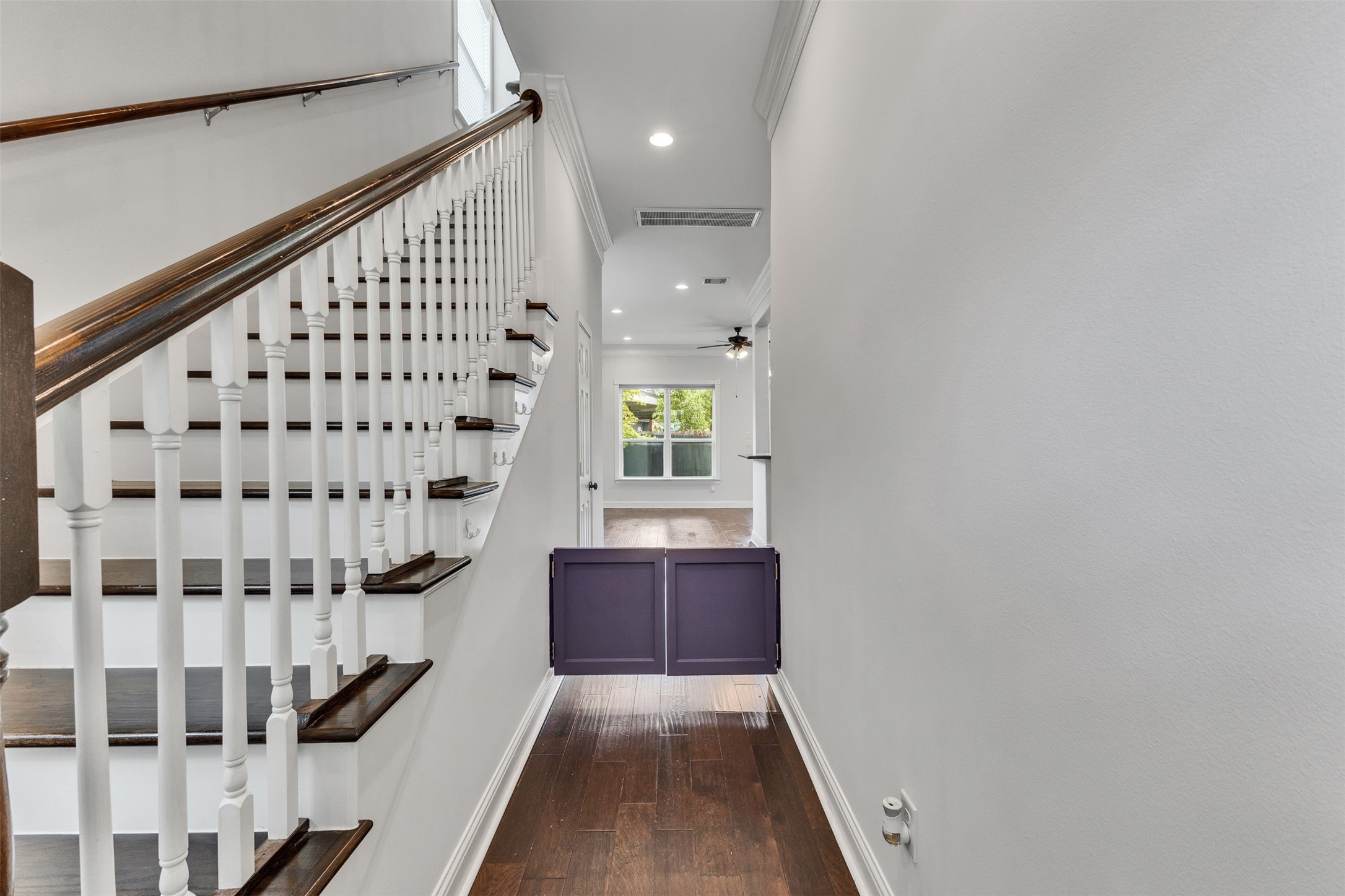 3911 Kennon Street, Unit A Houston, TX 77009 - Photo 3 of 14 a view of entryway with wooden floor