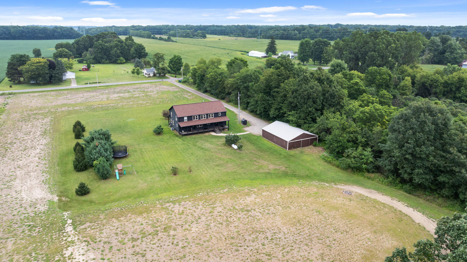 3409 Covert Road Leslie, MI 49251 - Photo 48 of 57 3409 Covert Rd Leslie MI 49251 (Aerials)