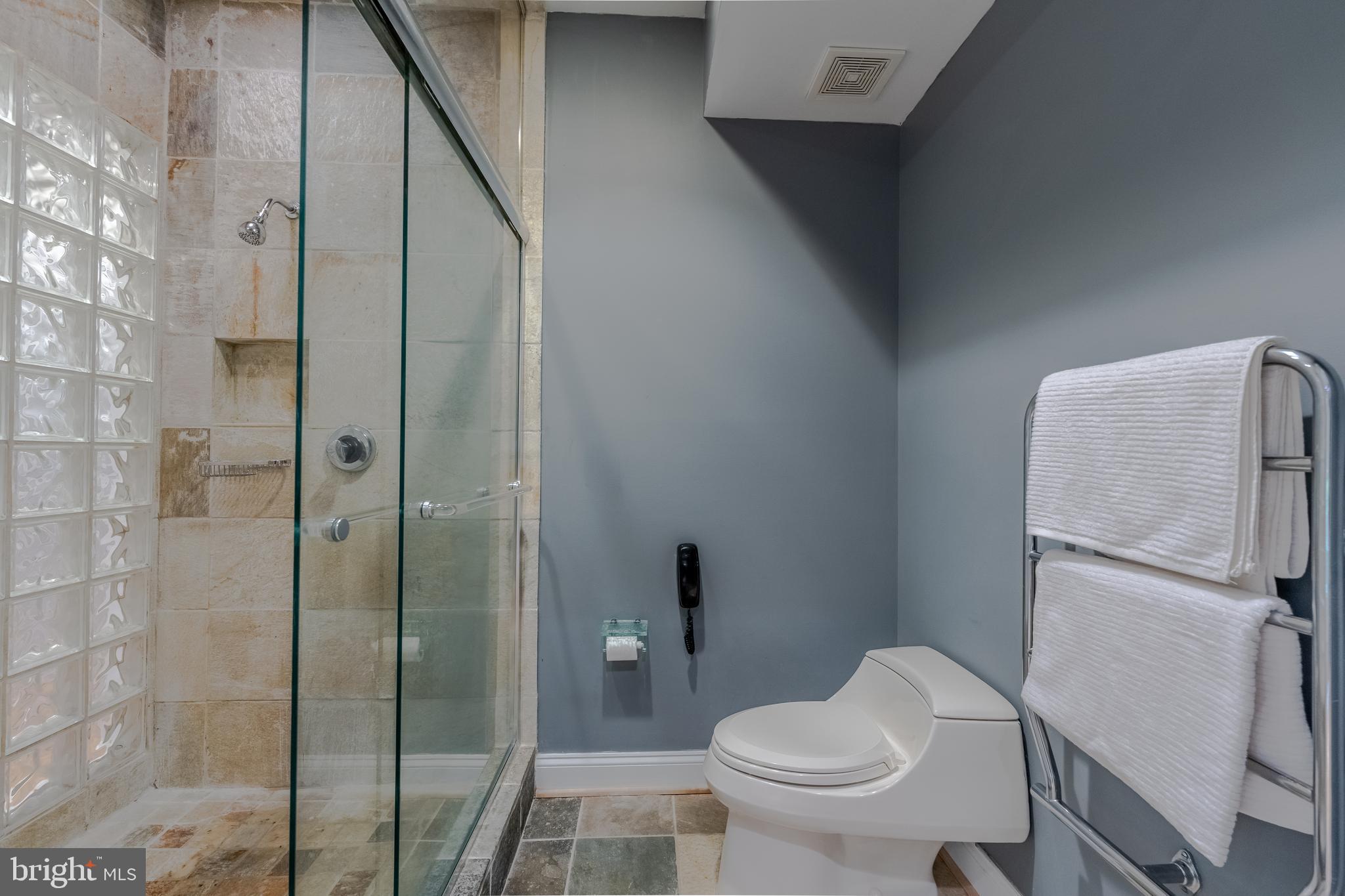 1715 Lancaster Street Baltimore, MD 21231 - Photo 19 of 68 a bathroom with a toilet and a shower