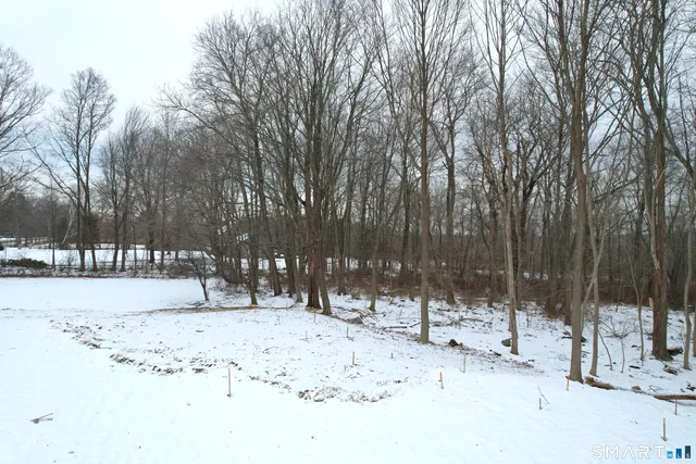 a view of snow on the road