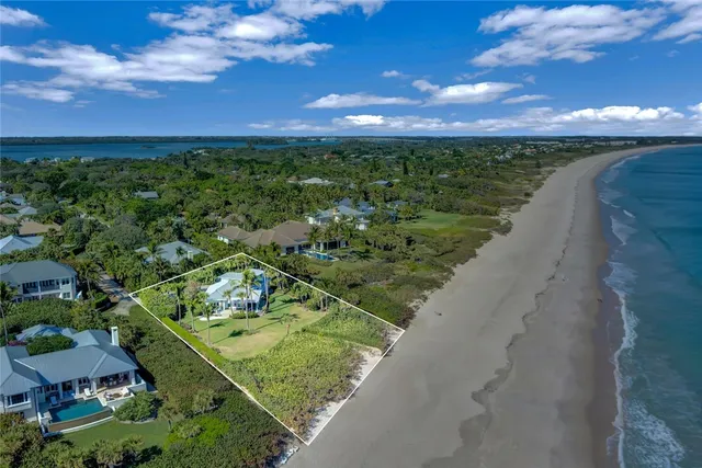 a view of a city and an ocean view