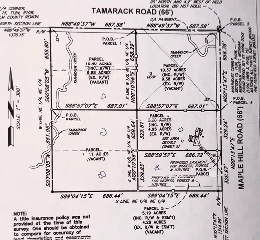 $85,000 | V/l Maple Hill Road, Unit PARCEL D, Howard City, MI 49329