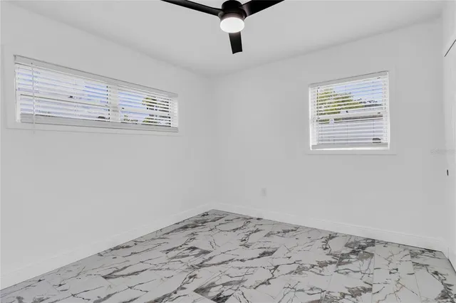 a view of a room with an empty space