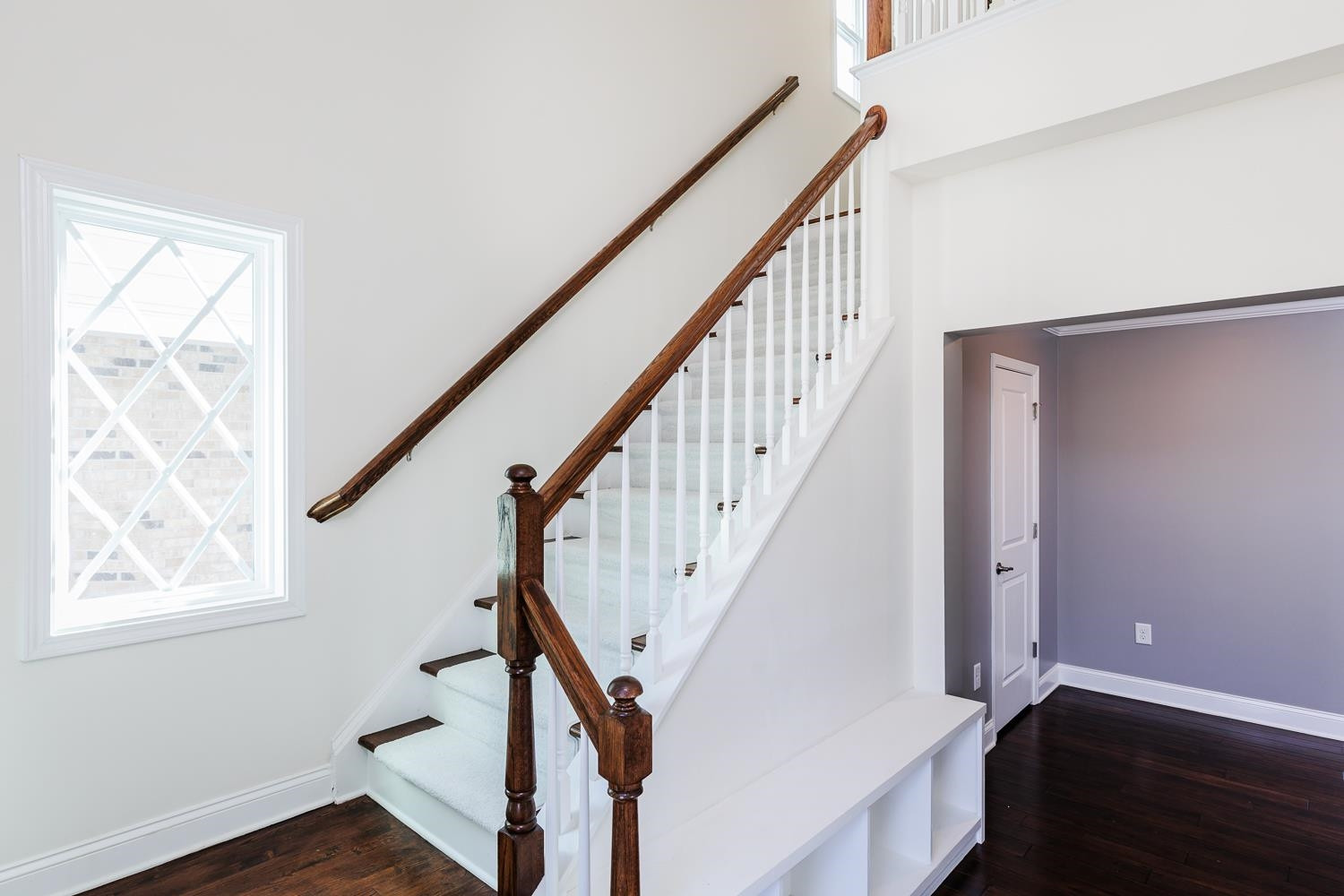 1581 Fullerton Place Raleigh, NC 27607 - Photo 21 of 42 Let's Go Upstairs! (Coat Closet on the Lower Landing)
