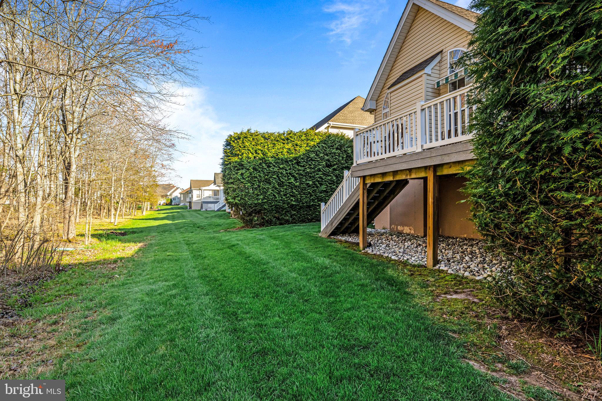 1200 Creekside Lane Quakertown, PA 18951 - Photo 32 of 37 a view of backyard with deck and garden